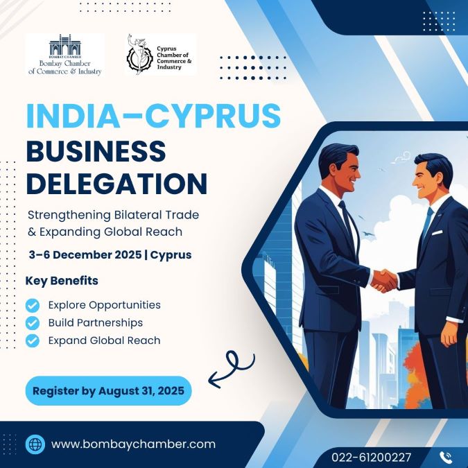 Indian Business Delegation to Cyprus: 3 – 6 December 2025